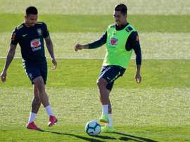 Tite medita repetir o trio Firmino-Gabriel-Everton. EFE