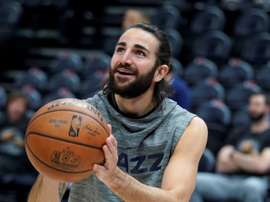El jugador Ricky Rubio de Utah Jazz. EFE/Archivo
