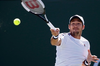 En la imagen, el tenista serbio Dusan Lajovic. EFE/Archivo