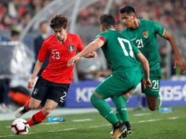 Bolivia, derrotada sólo al final por Corea del Sur. EFE