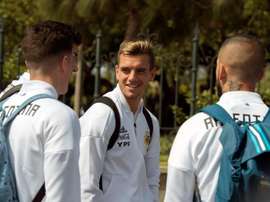 Lo Celso commented on rumours linking him with Real Madrid and Barca. EFE