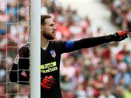 Unai Simón dedicou bonitas palavras para seu adversário. EFE/Archivo