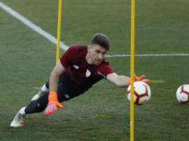Athletic Bilbao's Unai Simon is wanted by Real Madrid. EFE/Archivo