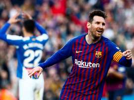 Le derby de Messi. EFE
