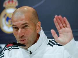 Zidane wants his team to finish second in the league. EFE/EmilioNaranjo