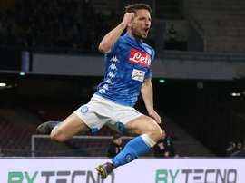 Mertens étant dans le viseur des Culés. EFE/EPA