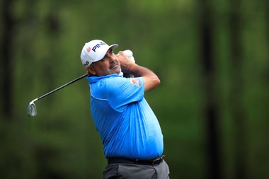 Ángel Cabrera de Argentina participa en la segunda jornada de entrenamientos del Masters de Augusta este martes, en Augusta, Georgia (Estados Unidos). EFE
