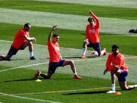 El Atlético está bajo mínimos de cara al partido ante el Celta. EFE