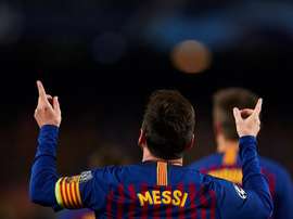 Um hat-trick frente à Real Sociedad pode levar Messi a assinar 600 golos pelo Barça. EFE