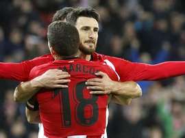 Aritz Aduriz va raccrocher les crampons. EFE/Archivo