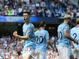 Foden tops the list for England's European U21s. EFE/EPA