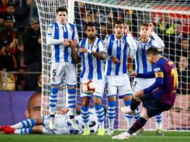 A estatística de Messi que faz a Real Sociedad tremer. EFE
