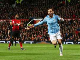 Bernardo Silva ouvre les portes du Etihad Stadium à Leo Messi. EFE