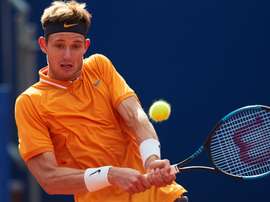 El tenista chileno Nicolas Jarryen el Open Barcelona Banc Sabadell. EFE/Archivo