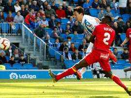 Real dealt a blow to Getafe's Champions League dream. EFE