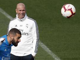 Vinicius Junior et Karim Benzema dans le onze de départ. EFE