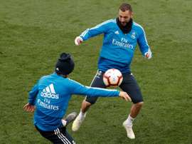 Benzema returns to group training, without Ramos. EFE