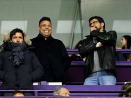 Ronaldo, premiato come presidente del Valladolid. EFE