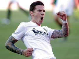 Santi Mina, historique à Valence. EFE