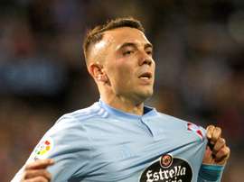Iago Aspas is stuck on 98 La Liga goals. EFE