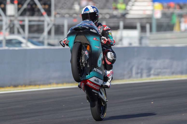 El británico Jhon Mcphee, (Petronas Sprinta Racing), en un entrenamiento del Gran Premio Red Bull de España. EFE/Archivo