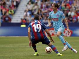 Filipe Luis pourrait encore jouer à l'Atlético. EFE