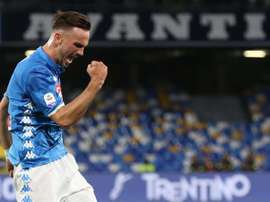 Napoli planeja blindar o jogador. EFE/EPA