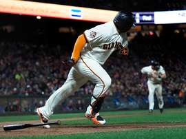 Pablo Sandoval de los Gigantes de San Francisco. EFE/Archivo