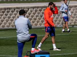 Diego Costa quitte la saison en se tordant la cheville. EFE