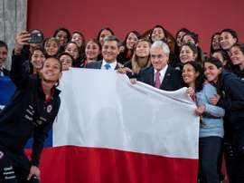 Chile despide a sus guerreras . EFE/PresidenciadeChile