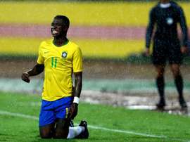 Vinicius has been called up to the Brazil squad. EFE/Archivo