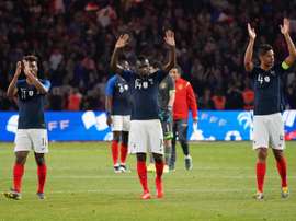Matuidi et Pavard se mobilisent pour les enfants battus. EFE