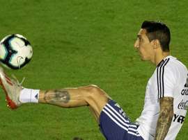 Os péssimos 45 minutos de Di María na estreia. EFE