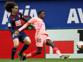 O Barcelona anunciou que exerceu a opção de recompra que dispunha por Marc Cucurella. EFE/Archivo