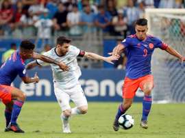 Falcao prend la défense de Messi. EFE