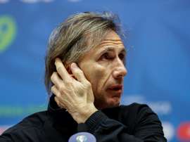 Las dudas de Gareca con el VAR. EFE