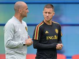 'Bob' sonríe por Courtois y Hazard y pide el traspaso de Lukaku. EFE/Archivo