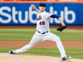 Jacob deGrom de los Mets. EFE/Archivo
