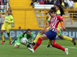 Carla Bautisa à l'Atlético Madrid. EFE
