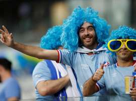 Supporters de l'Uruguay. EFE