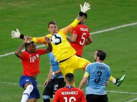 Muslera destacó la victoria al contraataque. EFE