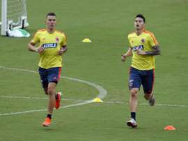 Uribe habló de la eliminatoria ante Chile. EFE