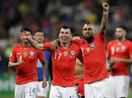 Medel habló sobre la celebración de Mina en su penalti. EFE