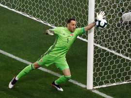 Goleiro da Seleção Colombiana agora pertence ao Napoli. EFE/Marcelo Chello