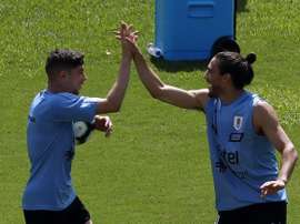 La Fiorentina discute pour Caceres. EFE/ Mauricio Dueñas Castañeda