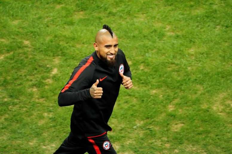 A Inter só planeja contar com Arturo Vidal se for como empréstimo. EFE/Mauricio Dueñas Castañeda