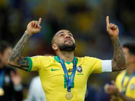 36 ans, sans équipe et MVP de la Copa América. EFE/Yuri Edmundo