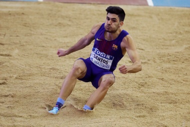 El atleta Héctor Santos. EFE/JuanJo Martín/Archivo