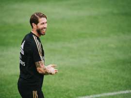 Ramos a Hierro en ligne de mire. EFE/Johany Jutras
