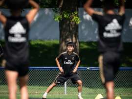 Kubo deve jogar no segundo time, mas participa da pré-temporada com a 1ª equipe. EFE/Johany Jutras